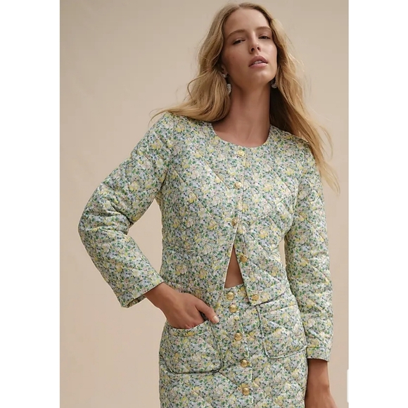 33. J.Crew Limited-edition quilted button-front mini skirt in Liberty® fabric - Picture 4 of 12